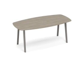 Стол для переговоров овальный METAL 200x100x75,6 Time Metal images