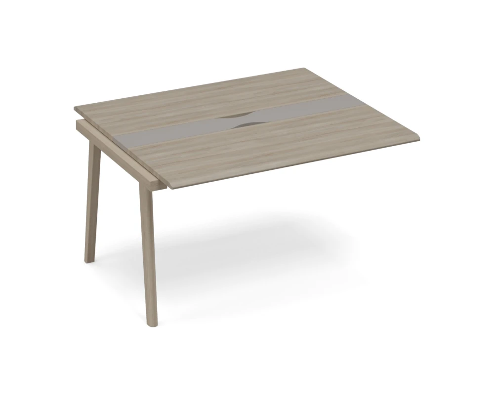 Секция стола для переговоров с кабель-каналом WOOD 140x124x75 Time Wood