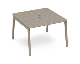 Стол для переговоров с кабель-каналом WOOD 120x124x75 Time Wood images