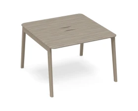 Стол для переговоров с кабель-каналом WOOD 120x124x75 Time Wood images