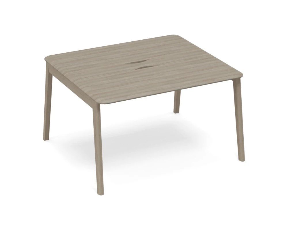 Стол для переговоров с кабель-каналом WOOD 140x124x75 Time Wood