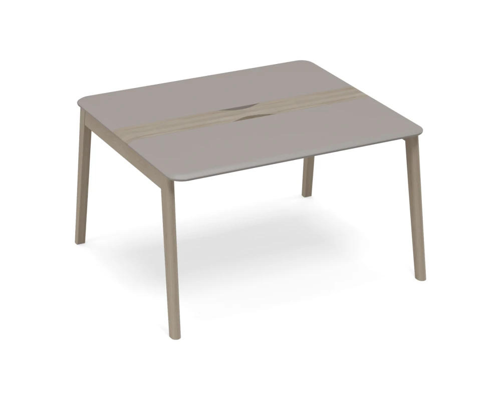 Стол для переговоров с кабель-каналом WOOD 140x124x75 Time Wood