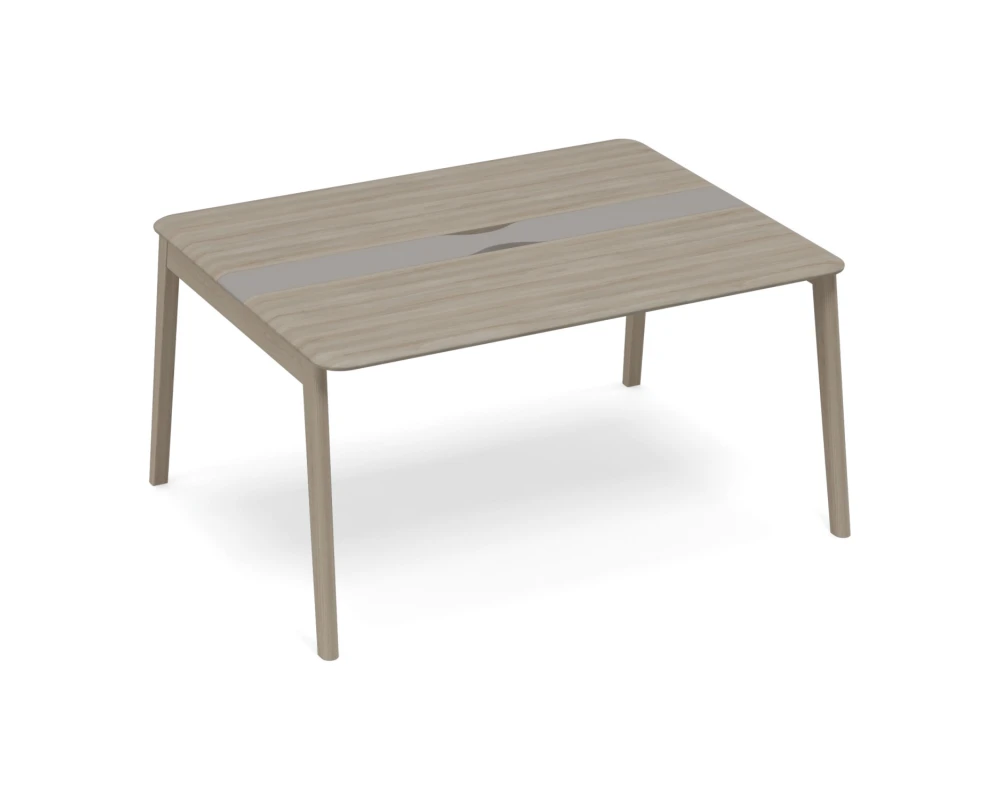 Стол для переговоров с кабель-каналом WOOD 160x124x75 Time Wood