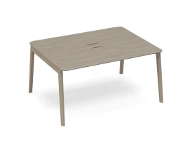 Стол для переговоров с кабель-каналом WOOD 160x124x75 Time Wood images