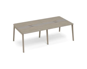 Стол для переговоров с кабель-каналом WOOD 240x124x75 Time Wood images