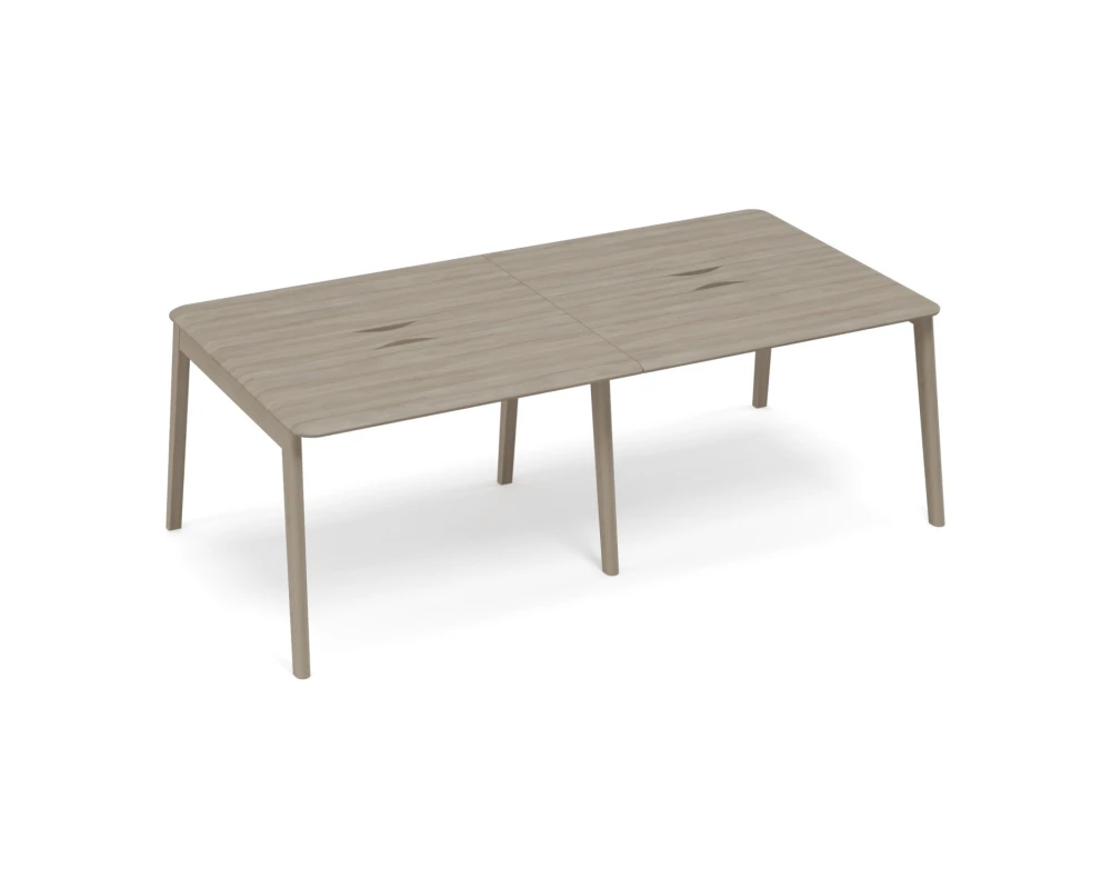 Стол для переговоров с кабель-каналом WOOD 240x124x75 Time Wood