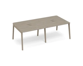 Стол для переговоров с кабель-каналом WOOD 240x124x75 Time Wood images