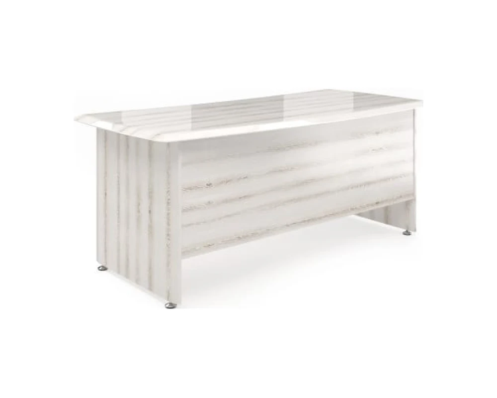 Стол руководителя (лакирована только столешница) КН-1.0л Консул (лакированный)