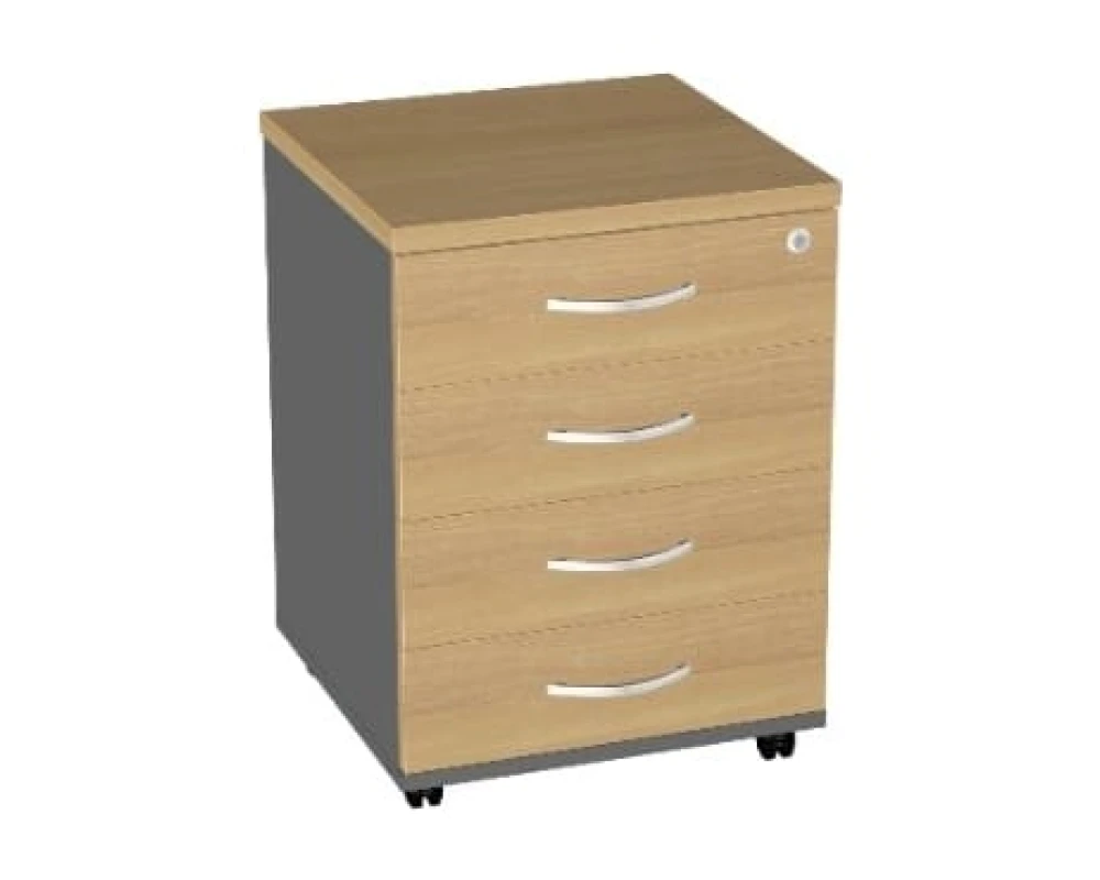 Тумба выкатная верх. ящиком с замком БВ-41.0 BekWem (ЛДСП)