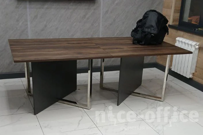 Стол переговорный, двойной, прямоугольный Shift фото в интерьере 1