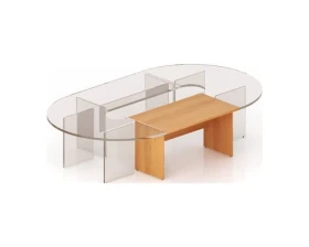 Стол для заседанний 1400х800х768 (прямая секция) Эталон images