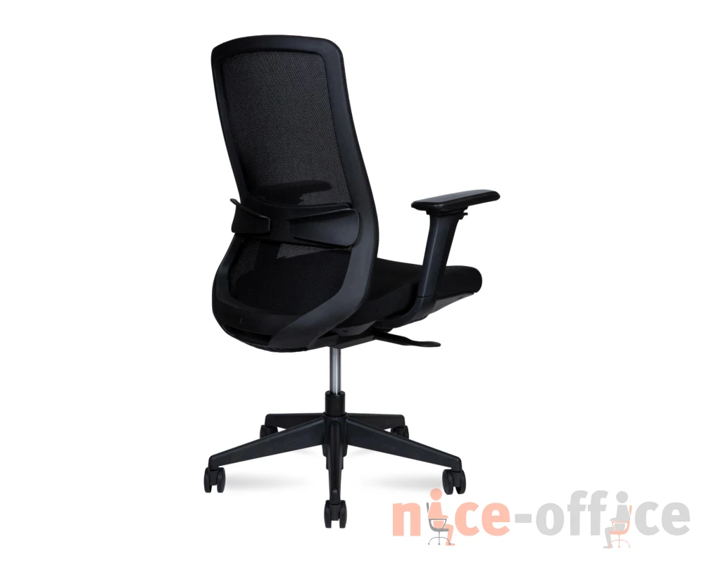 Кресло Norden Комо LB блэк / Como LB black Сетка/ Ткань, Черный