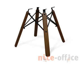 Стул SHT-ST34-1/S70 Велюр, Латте/Темный орех/Черный images