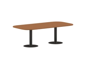 Конференц-стол на 6-8 человек овальный 2400х1200х750 Imago images