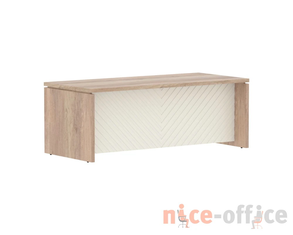 Стол руководителя c большой фронтальной панелью 2000х900х750 Torr Люкс