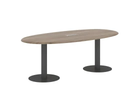 Конференц-стол овальный 2200х1100х754 Вейв / Wave images